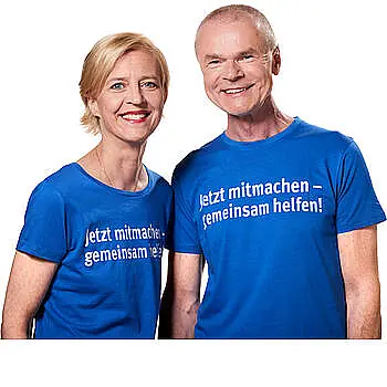 Cornelia Scheel und Domian Förderer der Deutschen Praxis Fischer